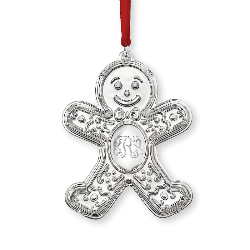 Wallace 2021 Personalized Gingerbread Man Ornament image number 1