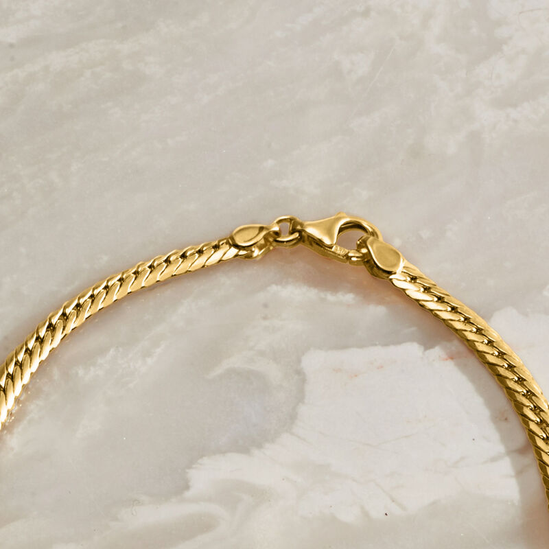 Italian 18kt Yellow Gold Graduated Cuban-Link Necklace image number 3