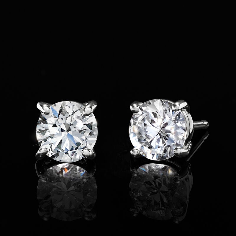 .75 ct. t.w. Lab-Grown Diamond Stud Earrings in 14kt White Gold  image number 1