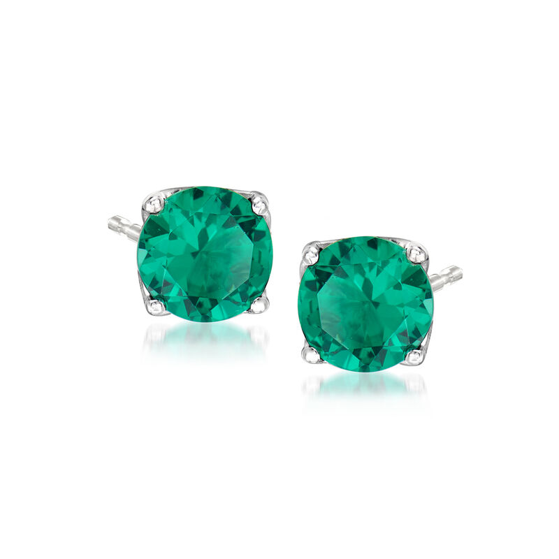 6.00 ct. t.w. Simulated Multi-Gemstone Jewelry Set: Three Pairs of Stud Earrings image number 4