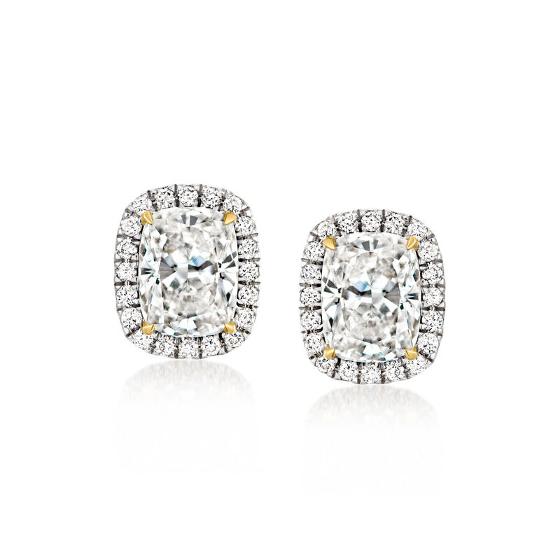2.25 ct. t.w. Lab-Grown Diamond Earrings in 14kt Yellow Gold image number 0