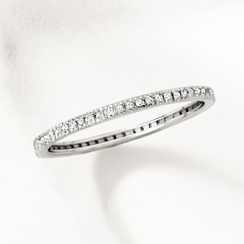 .15 ct. t.w. Diamond Eternity Band in Sterling Silver. Size 9 image number 3