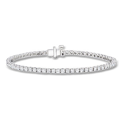 3.00 ct. t.w. Lab-Grown Diamond Tennis Bracelet in Sterling Silver