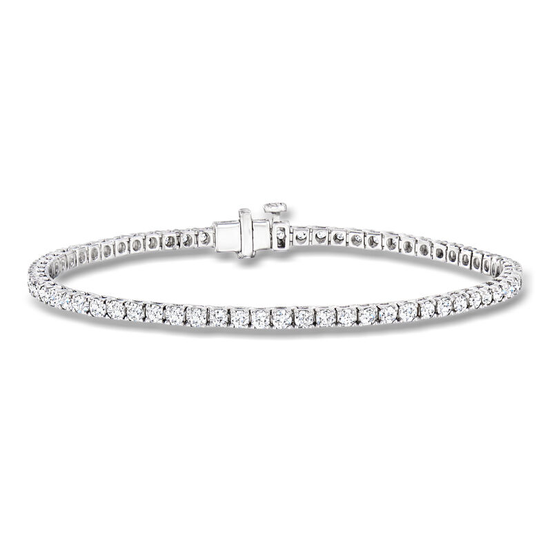 3.00 ct. t.w. Lab-Grown Diamond Tennis Bracelet in Sterling Silver image number 0