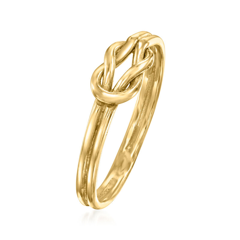 14kt Yellow Gold Knot Ring. Size 5 image number 1