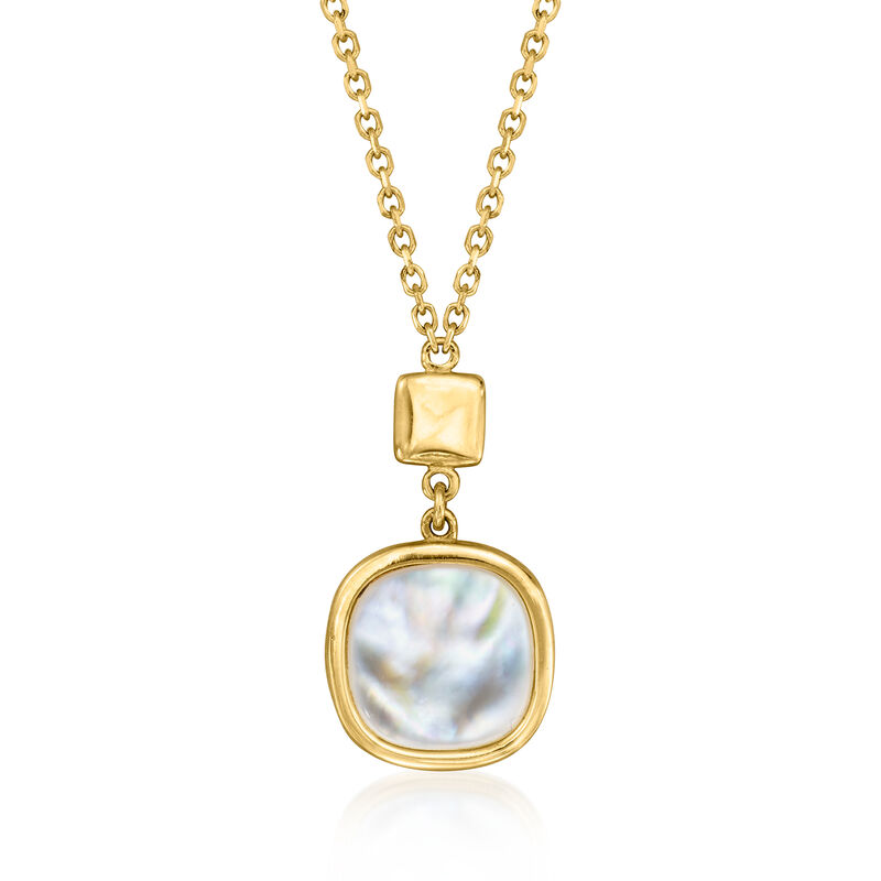 Italian Mother-of-Pearl Necklace in 14kt Yellow Gold image number 0