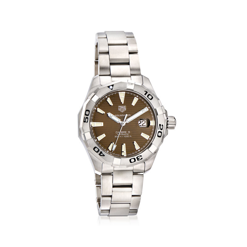 TAG Heuer Aquaracer Men's 43mm Swiss Automatic Stainless Steel Watch image number 0