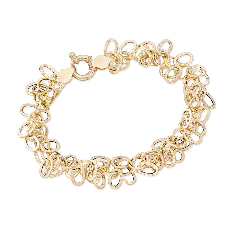 Italian 14kt Yellow Gold Multi-Link Bracelet image number 0