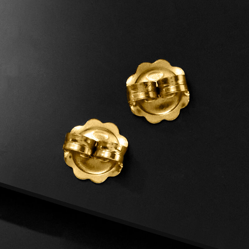 Italian 14kt Yellow Gold X-Large 9mm Earring Backings image number 5