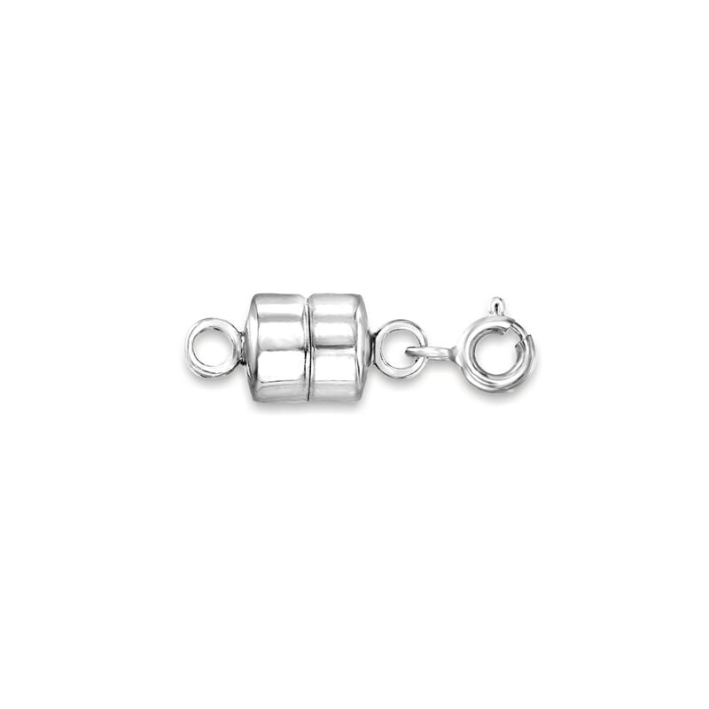 Italian Sterling Silver Magnetic Clasp Converter image number 0