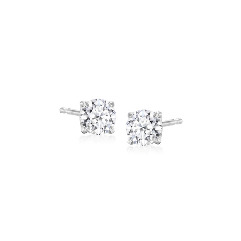 .50 ct. t.w. Lab-Grown Diamond Stud Earrings in Sterling Silver  image number 0