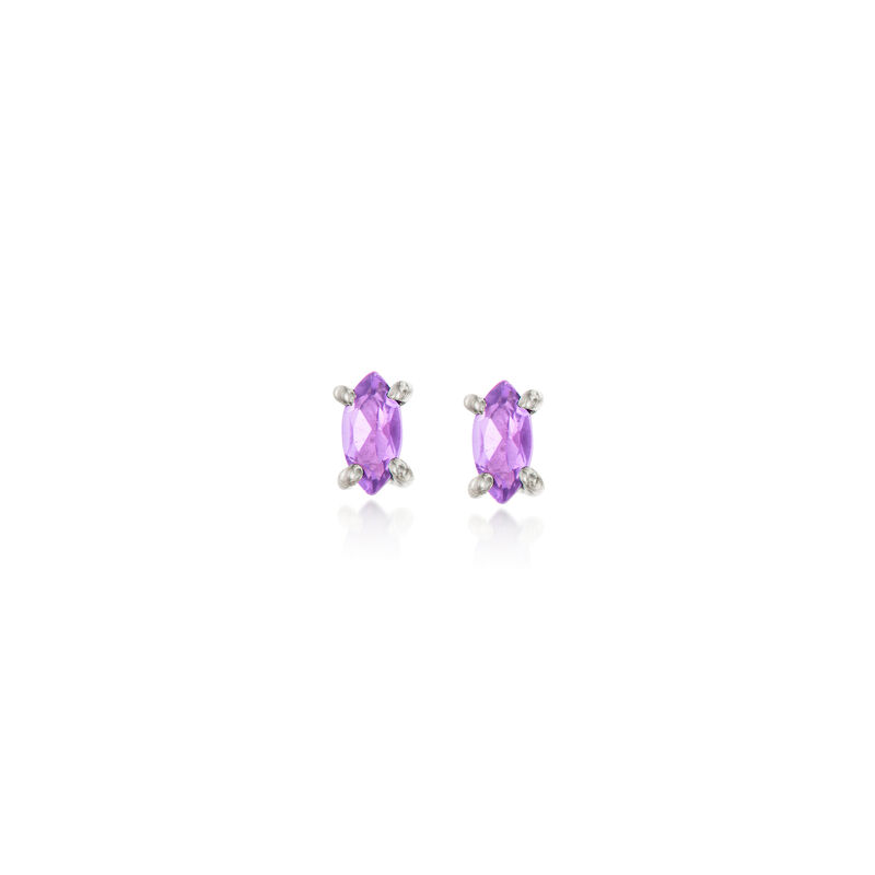 .60 ct. t.w. Multi-Gemstone Jewelry Set: Five Pairs of Stud Earrings in Sterling Silver image number 4
