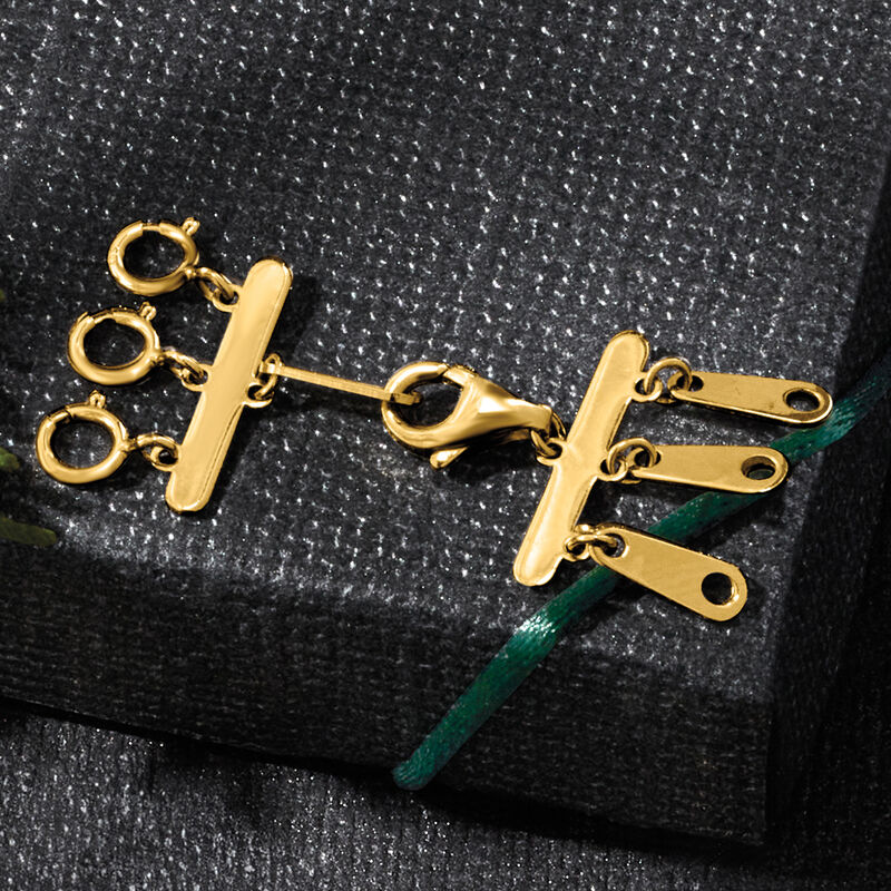 Italian 14kt Yellow Gold Layering Clasp image number 1