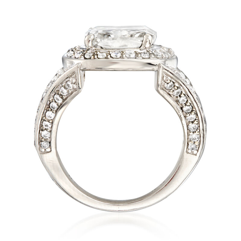 Majestic Collection 6.18 ct. t.w. Certified Diamond Ring in Platinum image number 4