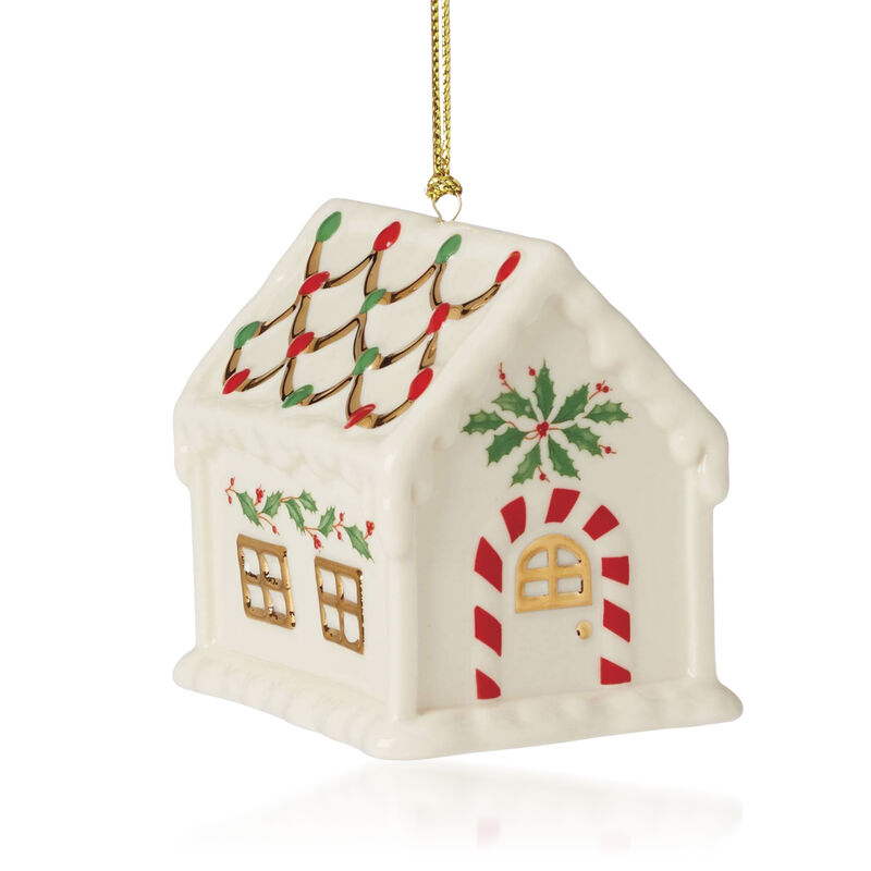 Lenox Porcelain Gingerbread House Ornament image number 0