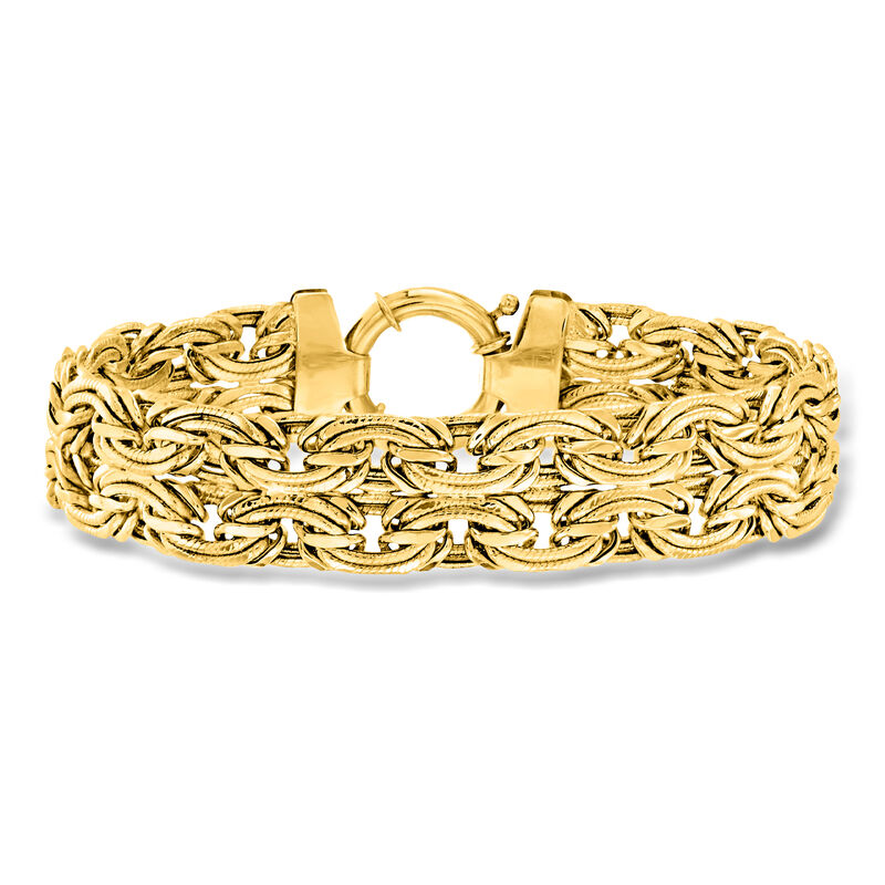 10kt Yellow Gold Oval-Link Bracelet image number 0