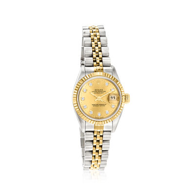 Pre-Owned Rolex Datejust Women's 26mm Automatic Stainless Steel and 18kt Yellow Gold Watch