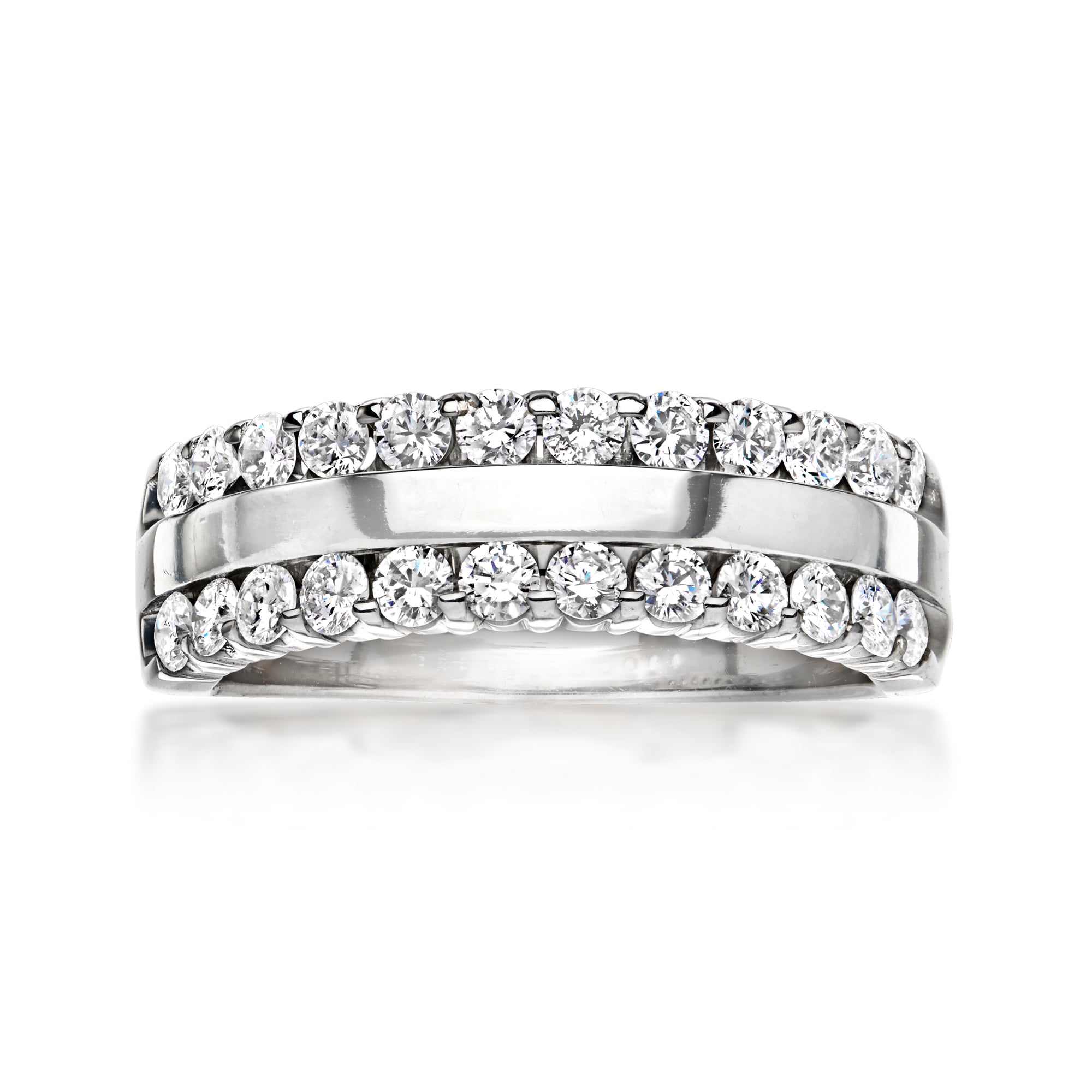 指輪　３点 C. 1950 Vintage .30 ct. t.w. Diamond Three-Stone Ring in 14kt and