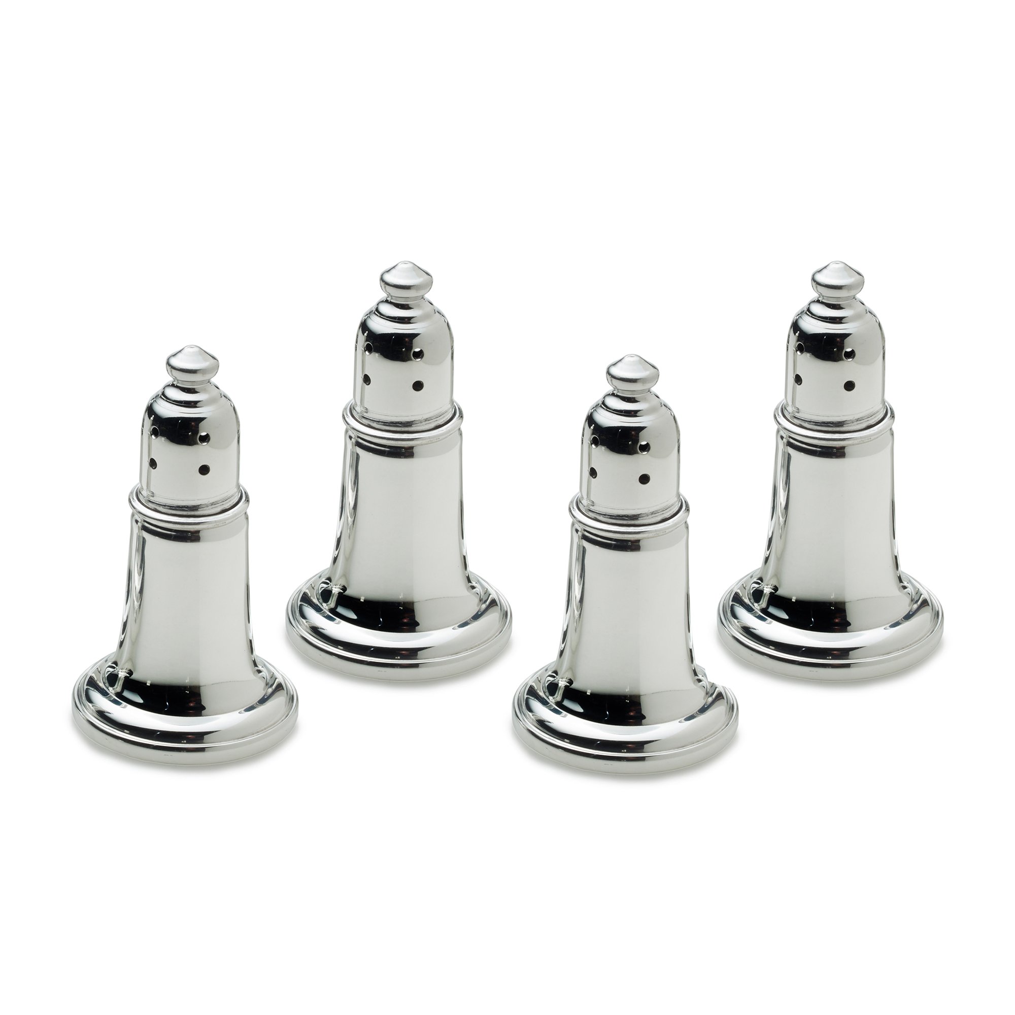 Empire Set of 4 Pewter Salt and Pepper Shakers RossSimons