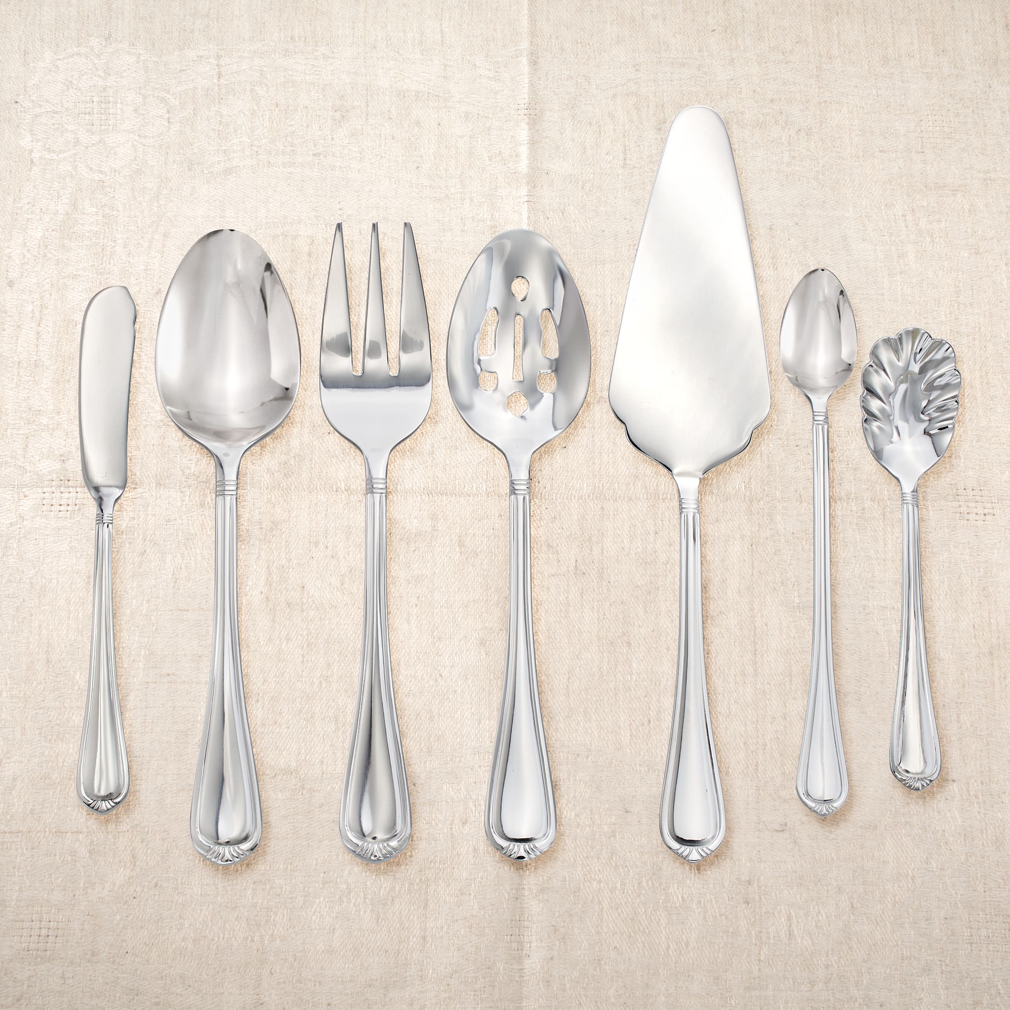 International Silver "Nouveau" 18/0 Stainless Steel Flatware | Ross-Simons 18/0 Stainless Steel Utensils