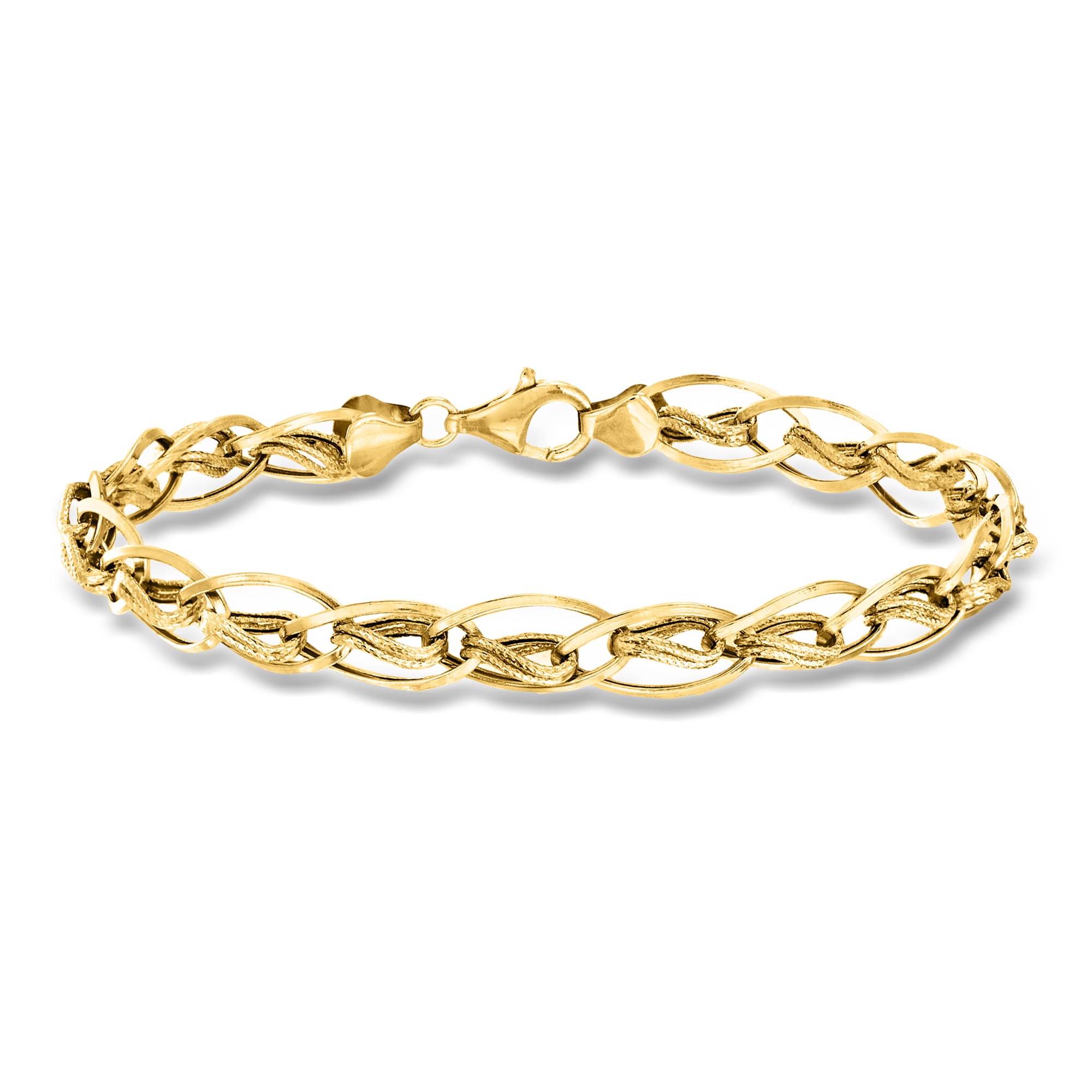 14kt Yellow Gold Greek Key Bracelet | Ross Simons