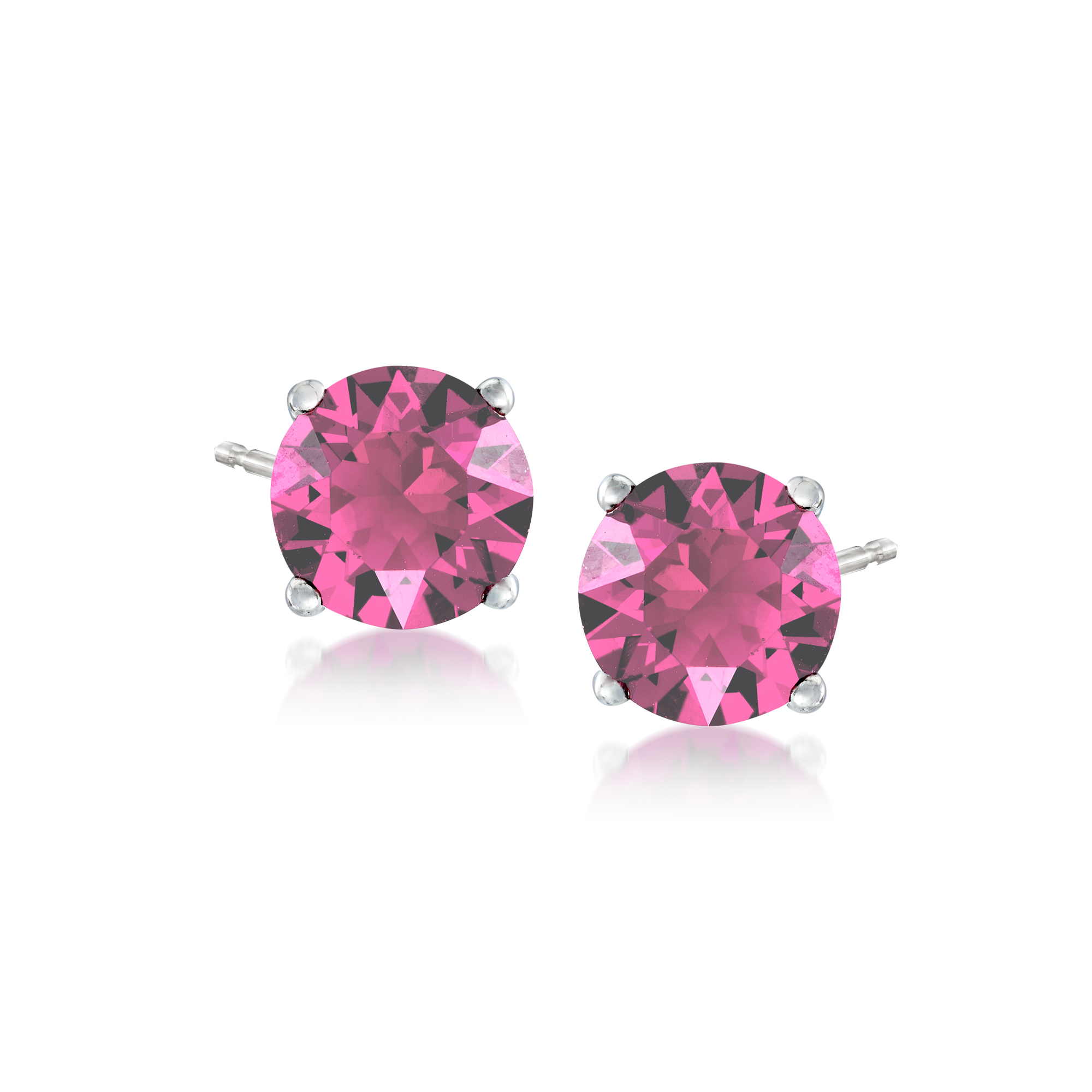 Jewels ピンク S Jewelry Set: Pink Swarovski Crystal Necklace and Earrings in