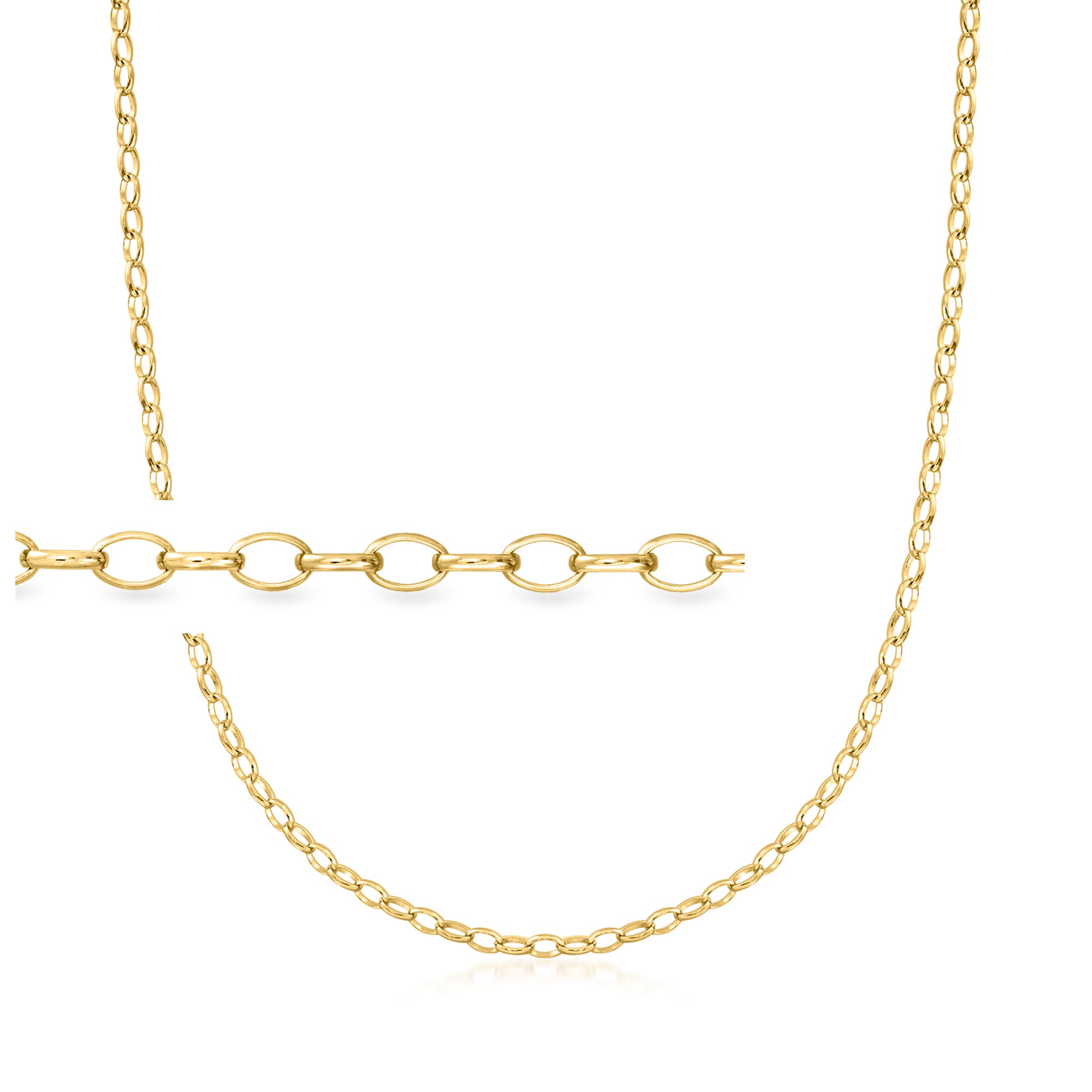 18kt Gold Over Sterling Charm-Compatible Paper Clip Link Toggle