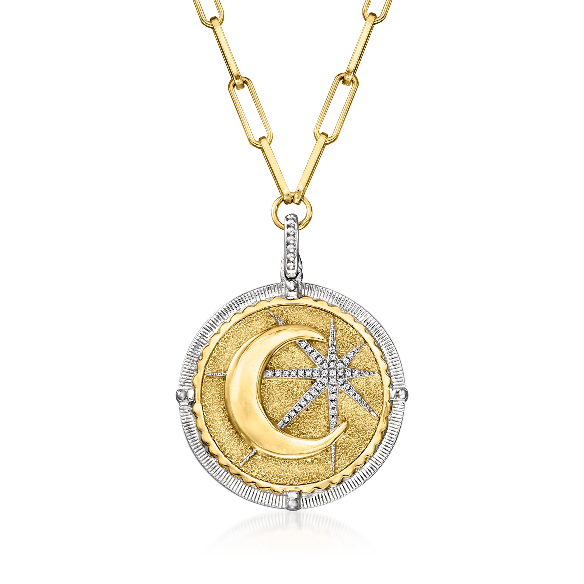 【RONRON】STARRY DANGLING CHARMS NECKLACE LUCKY Wish On A Star Pendant – Jane Win Jewelry