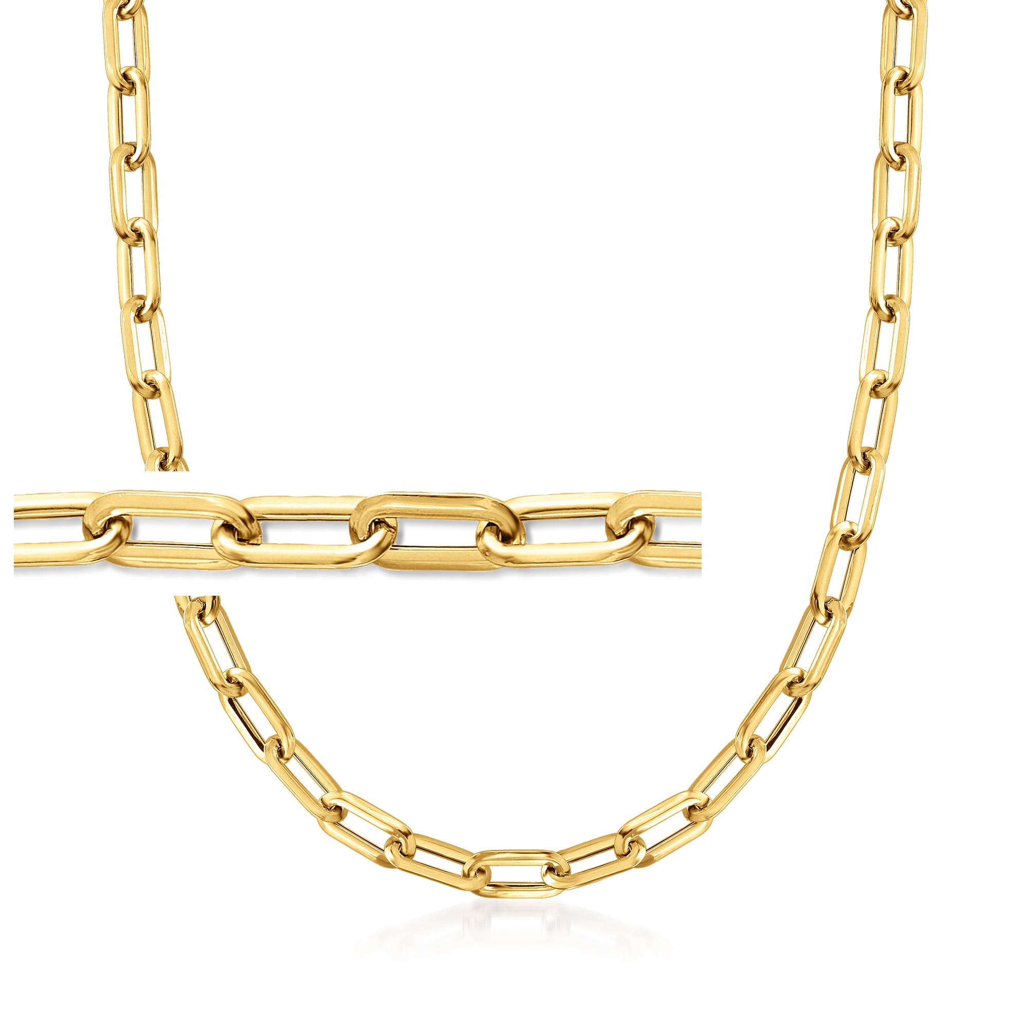 Italian 5mm 14kt Yellow Gold Curb-Link Necklace | Ross Simons