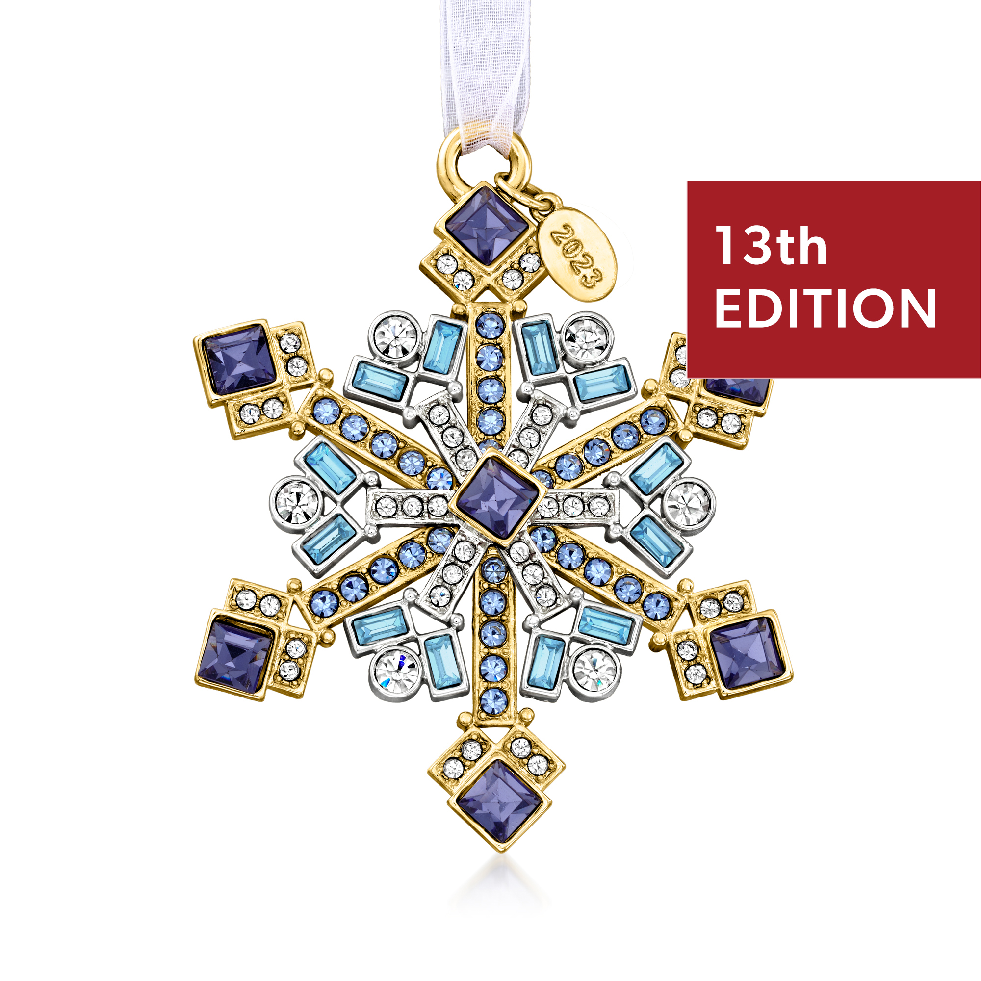 Ross-Simons 2023 Annual Multicolored Crystal Christmas Jewels