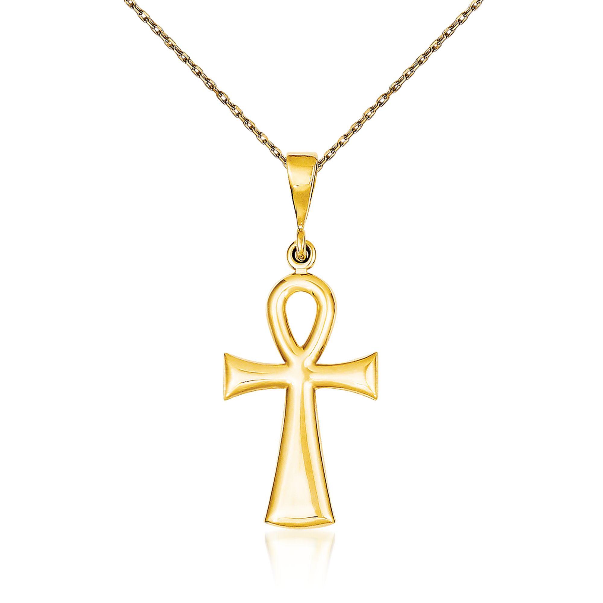 ankh jewelry gold