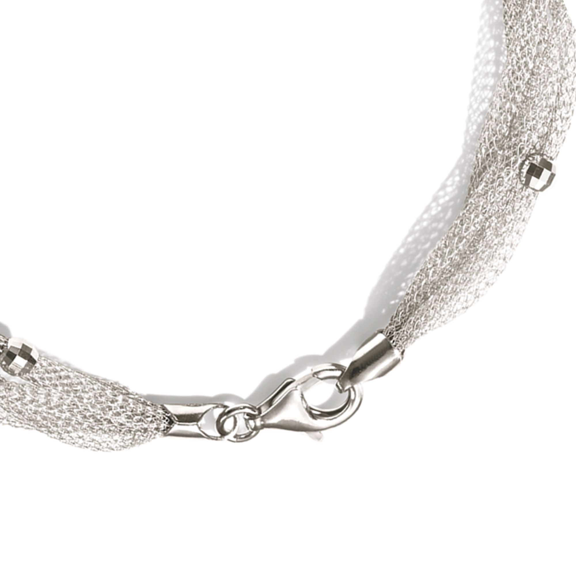 Italian Sterling Silver Multi-Strand Mesh Necklace | Ross Simons