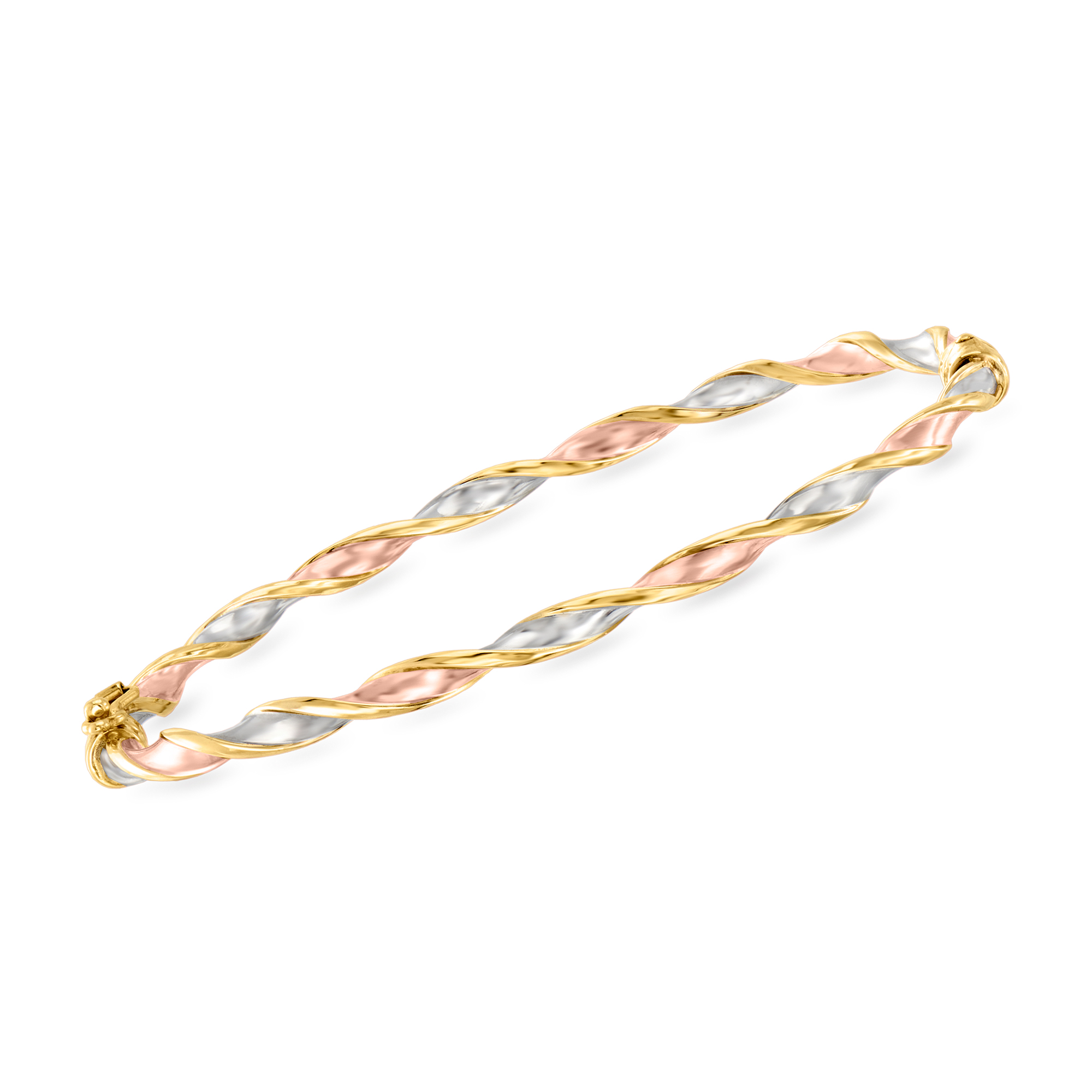 【CTHY】TWIST BANGLE Twist Bangle Bracelet 14K Yellow Gold 8