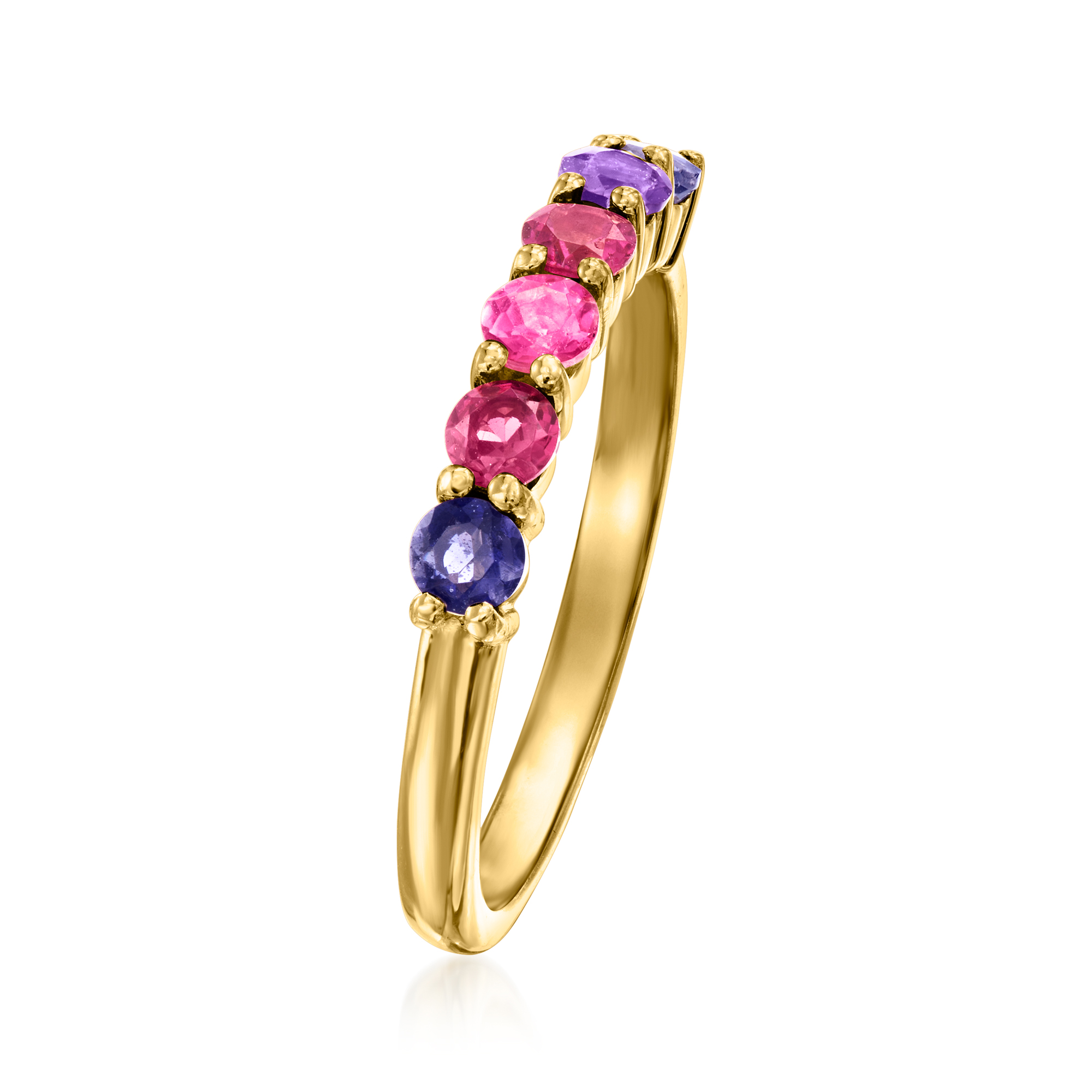 【関税込み】Esteve Ring in gold and Sugulite Sugilite Silver/Gold Ring | Marilyn Greenwood Designs