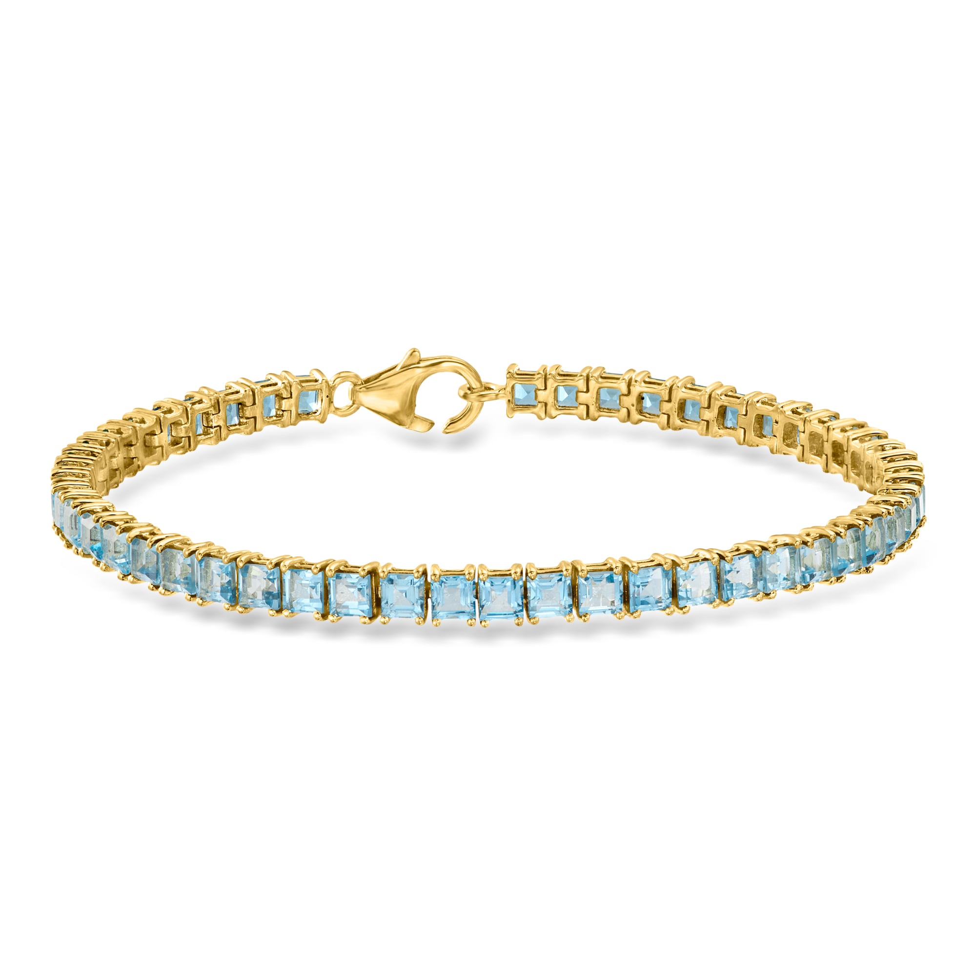 5.50 ct. t.w. Morganite Tennis Bracelet in 14kt Rose Gold Over