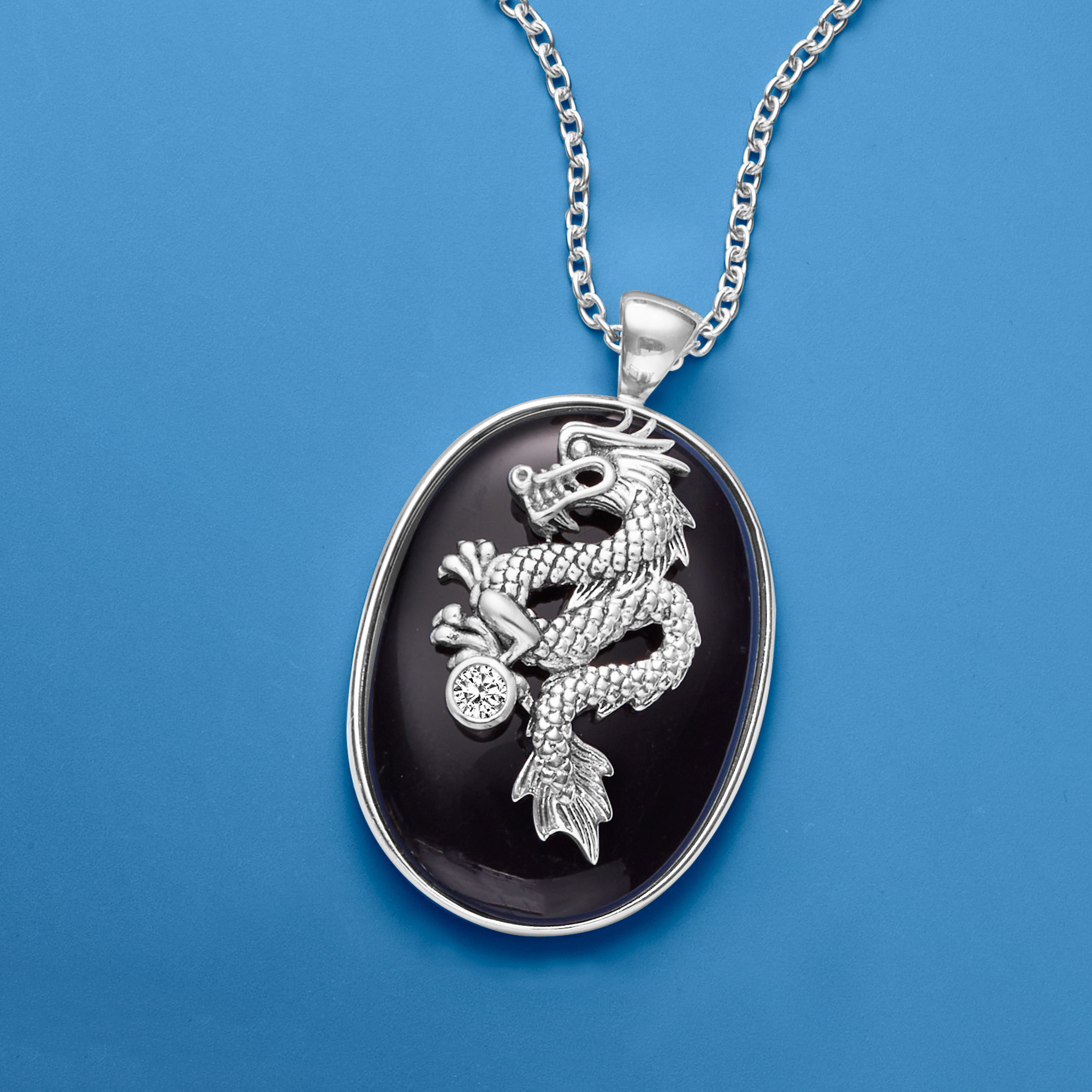 ★ROSEMONT★ Silver Ribbon Necklace RA24C37K 963737_alt1.jpg