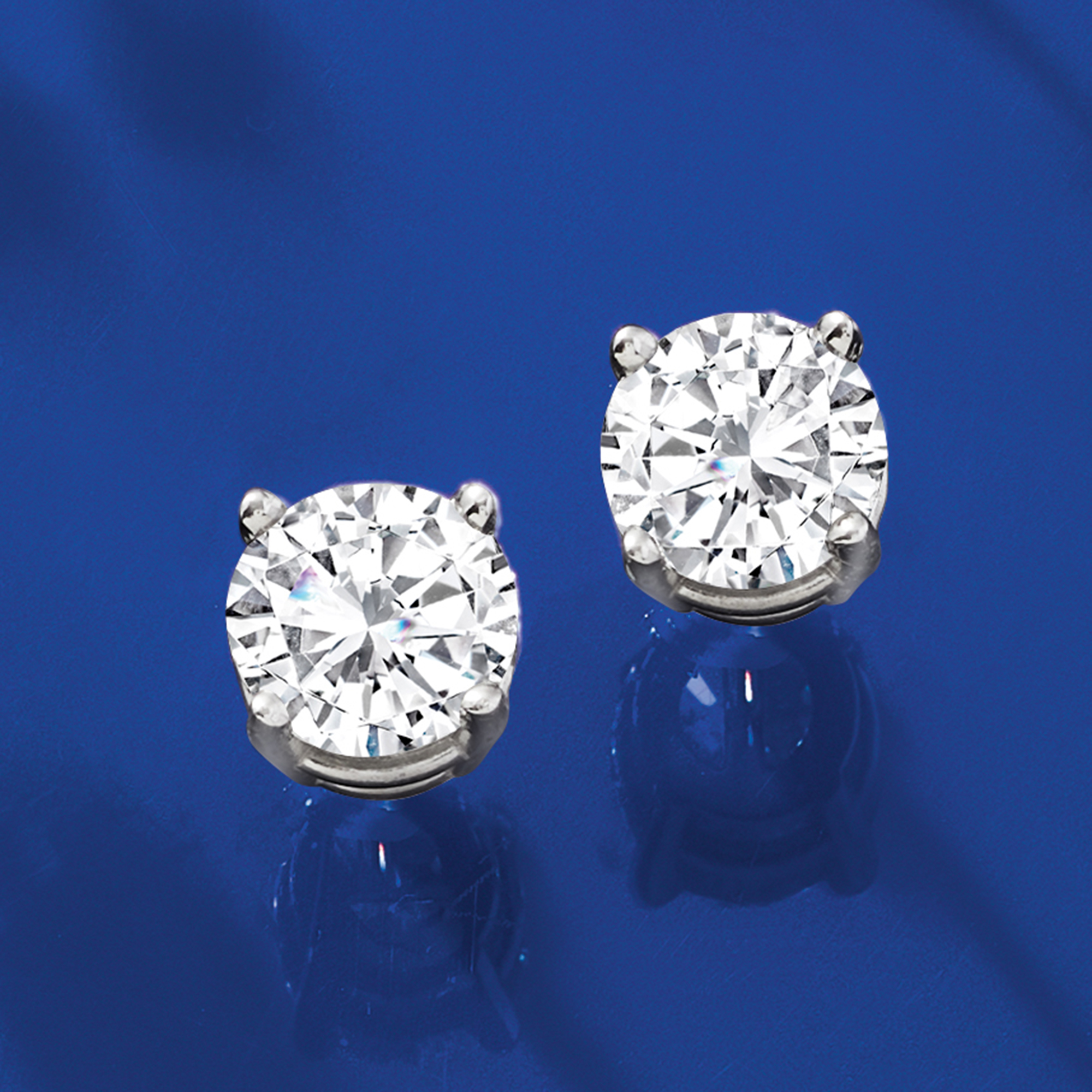 Ross simons diamond stud earrings discount