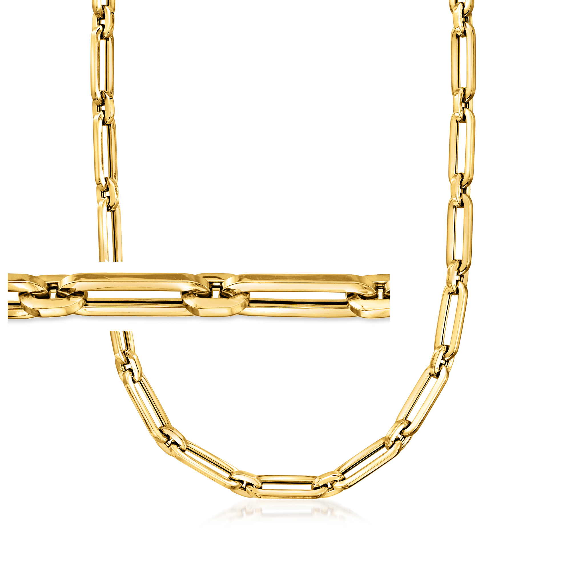 S11【スイス一流商社より】18KWG Necklace ITALY New