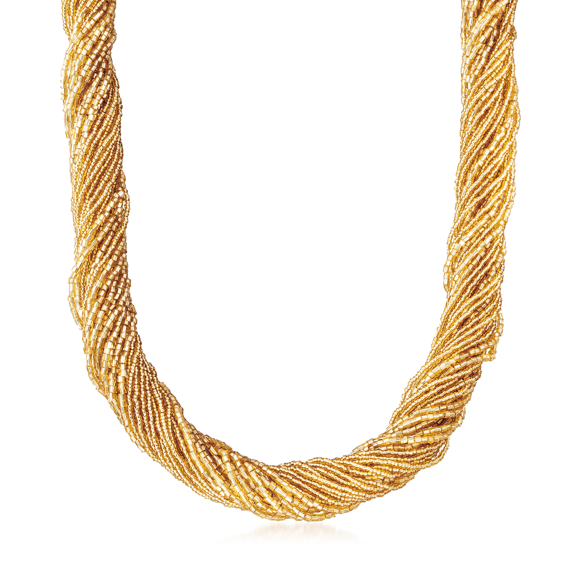 ＜TOILE＞GLASS BEADS NECKLACE YELLOW/ネックレス TOILE＞GLASS BEADS NECKLACE YELLOW/ネックレス（ネックレス