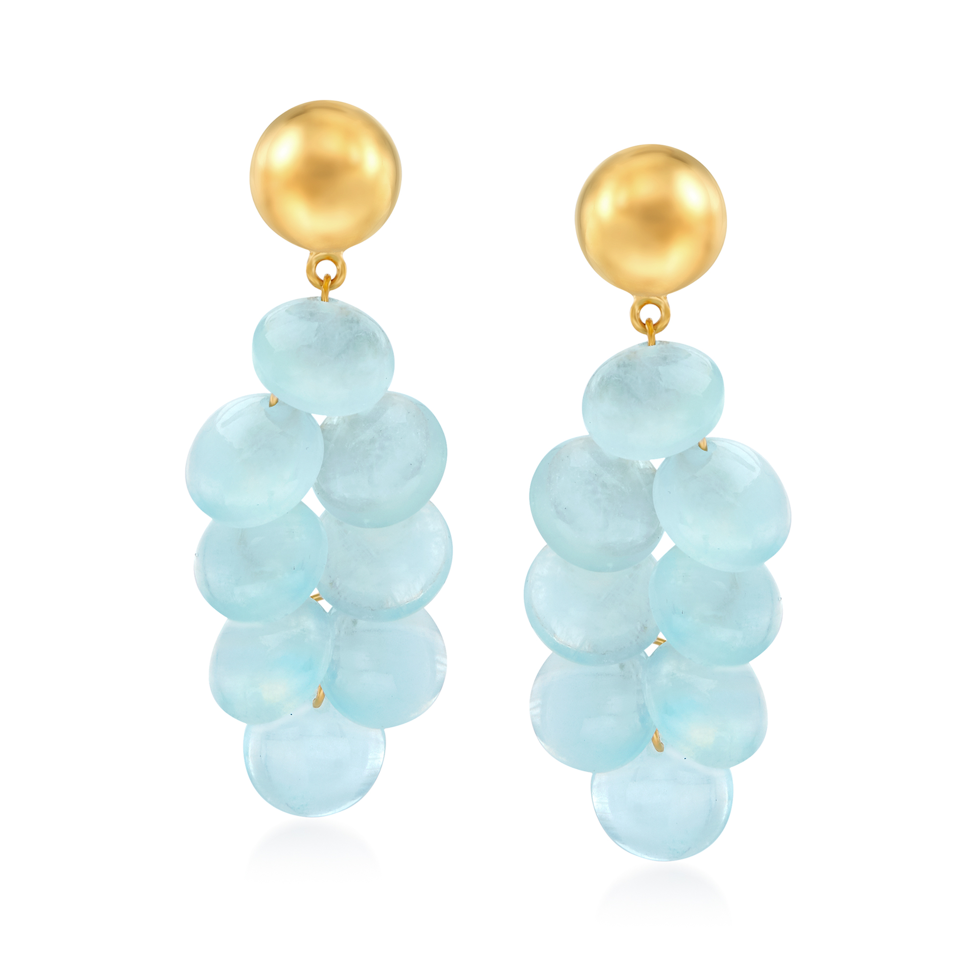 Ross simons aquamarine earrings discount
