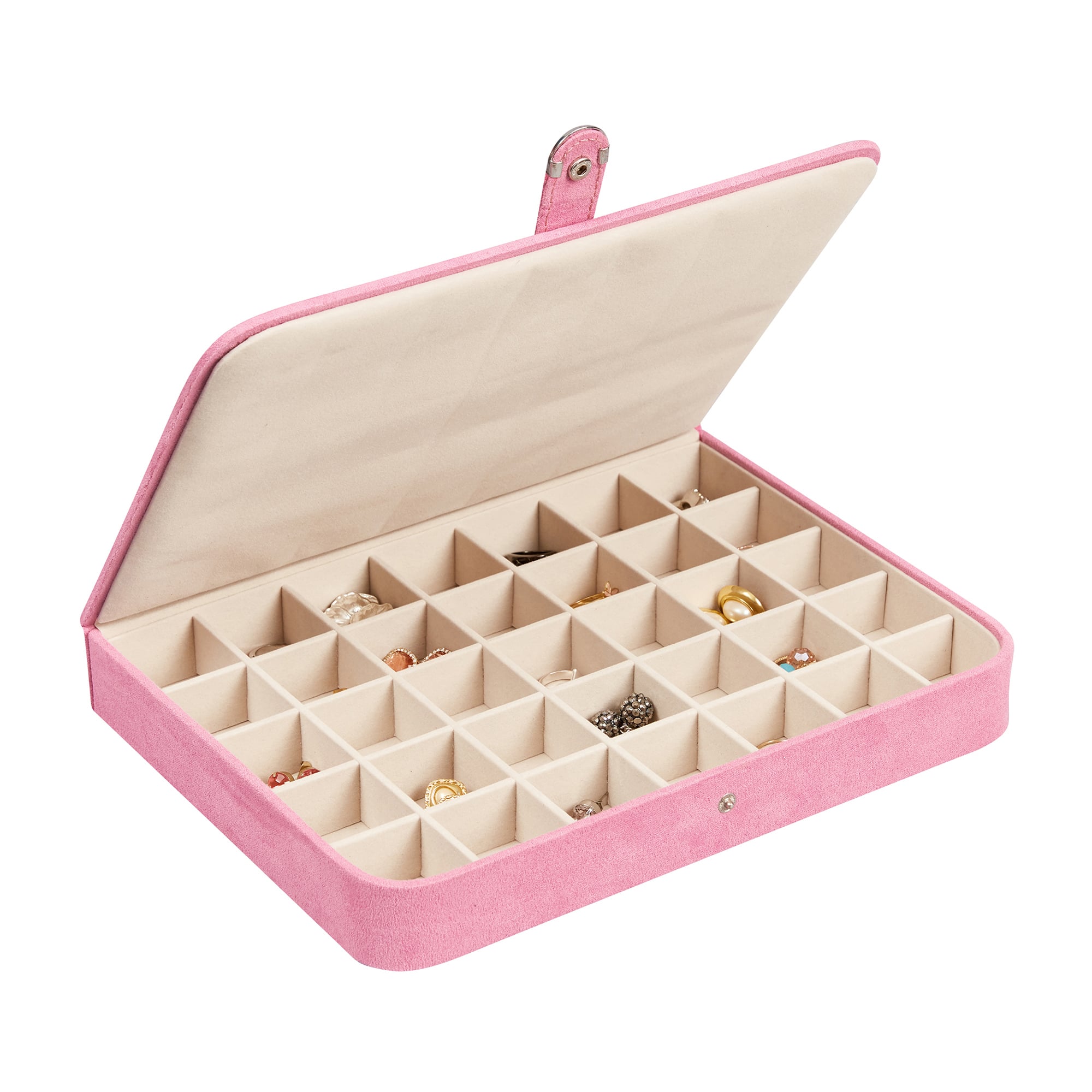 product photo of Mele & Co. "Cameron" Pink Jewelry Case