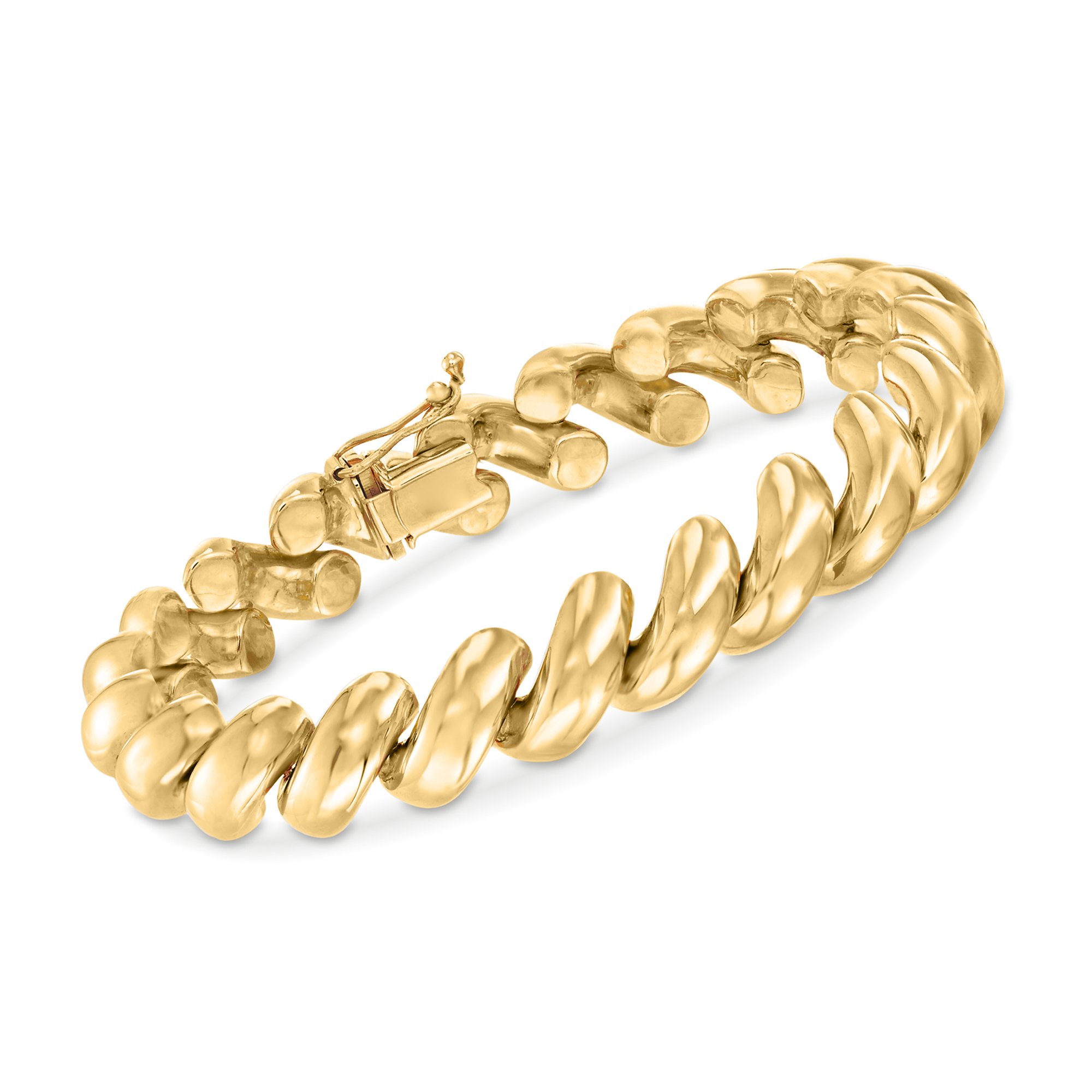 14kt Yellow Gold San Marco Bracelet | Ross Simons