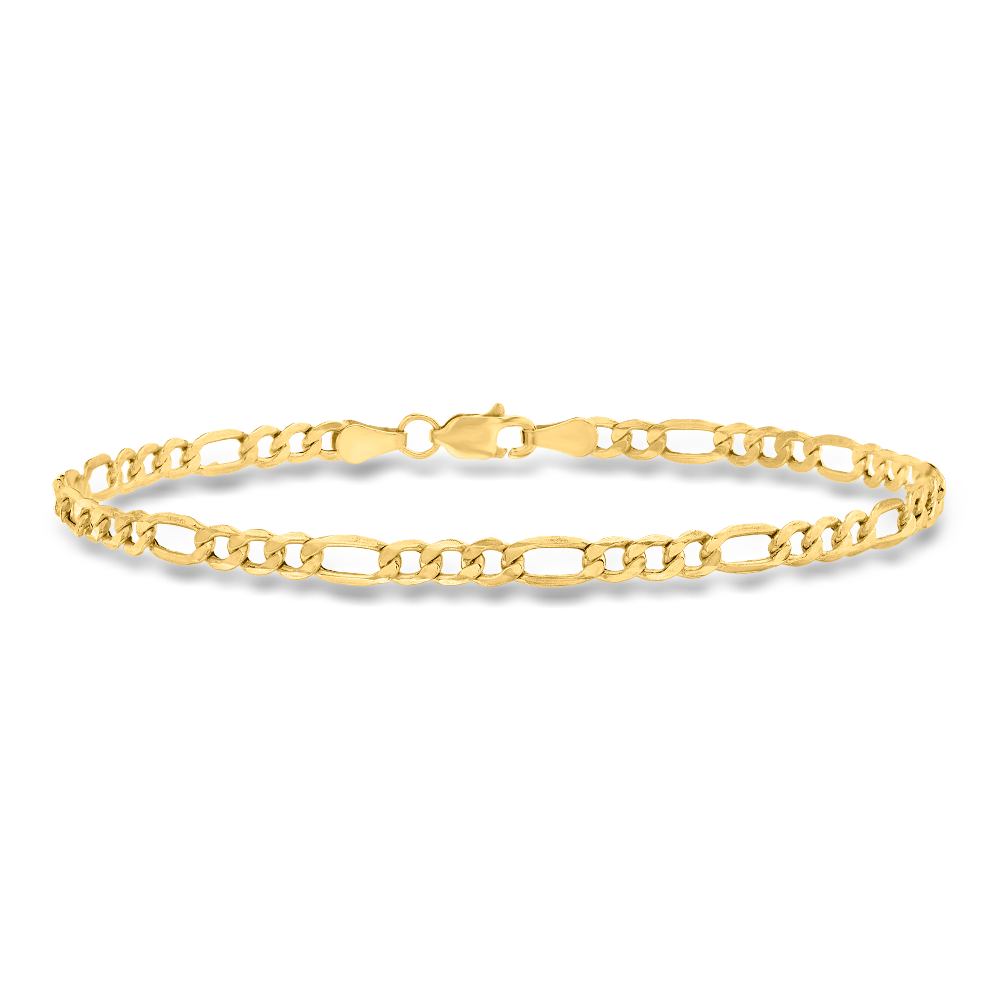 3.5mm 14kt Yellow Gold Figaro-Link Bracelet | Ross Simons