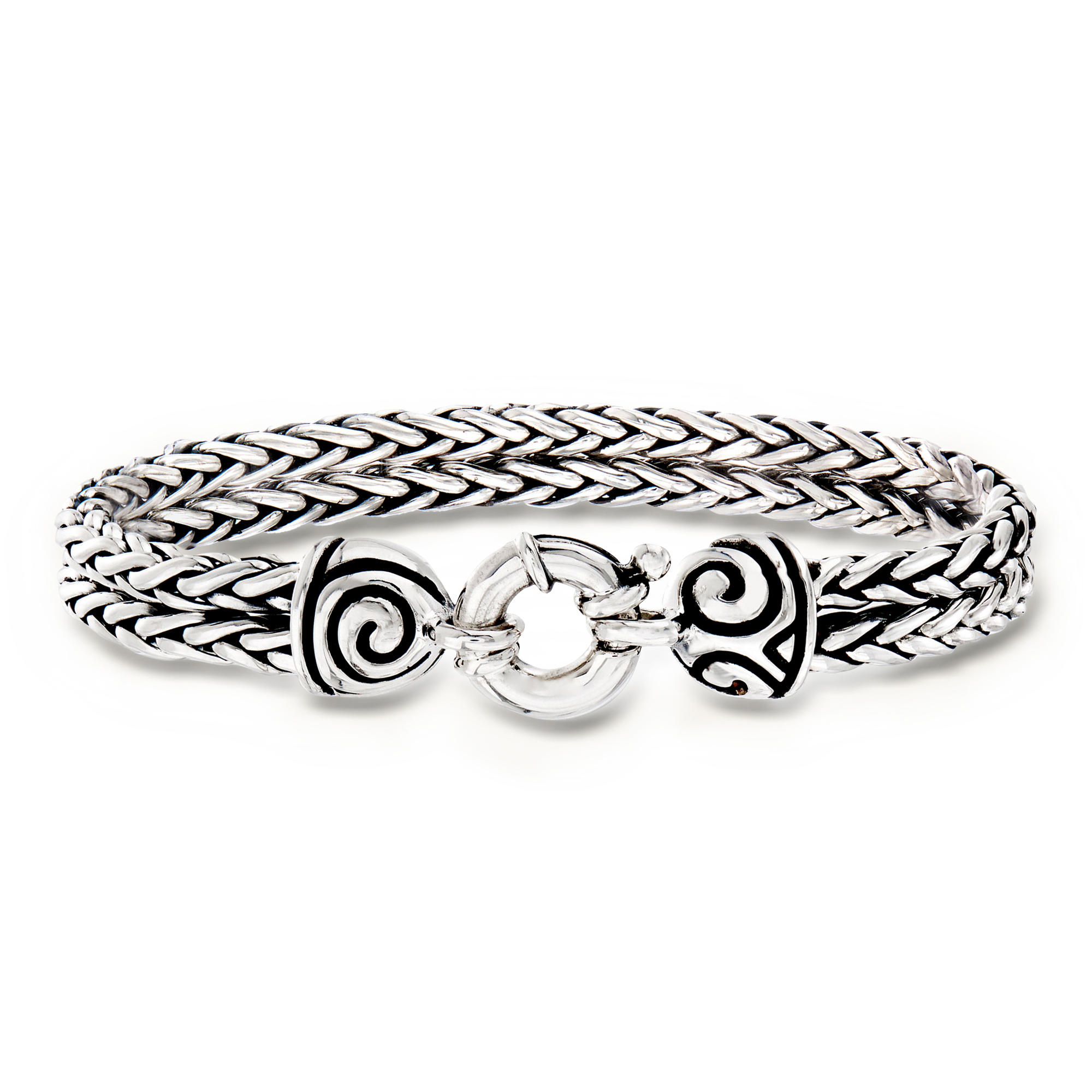 Zina Sterling Silver Double-Wheat Chain Bracelet 369$
