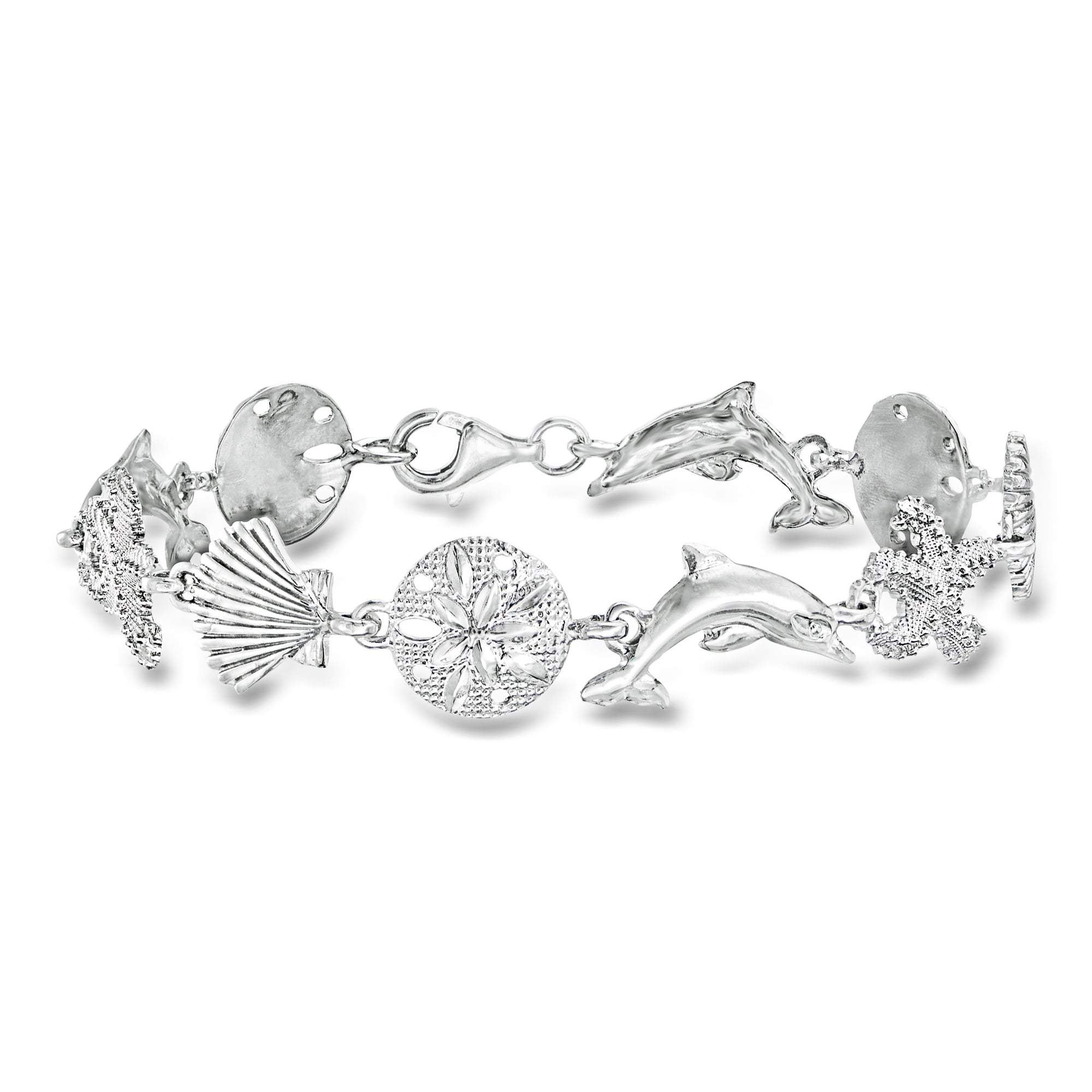 product photo of Sterling Silver Sea Life Bracelet