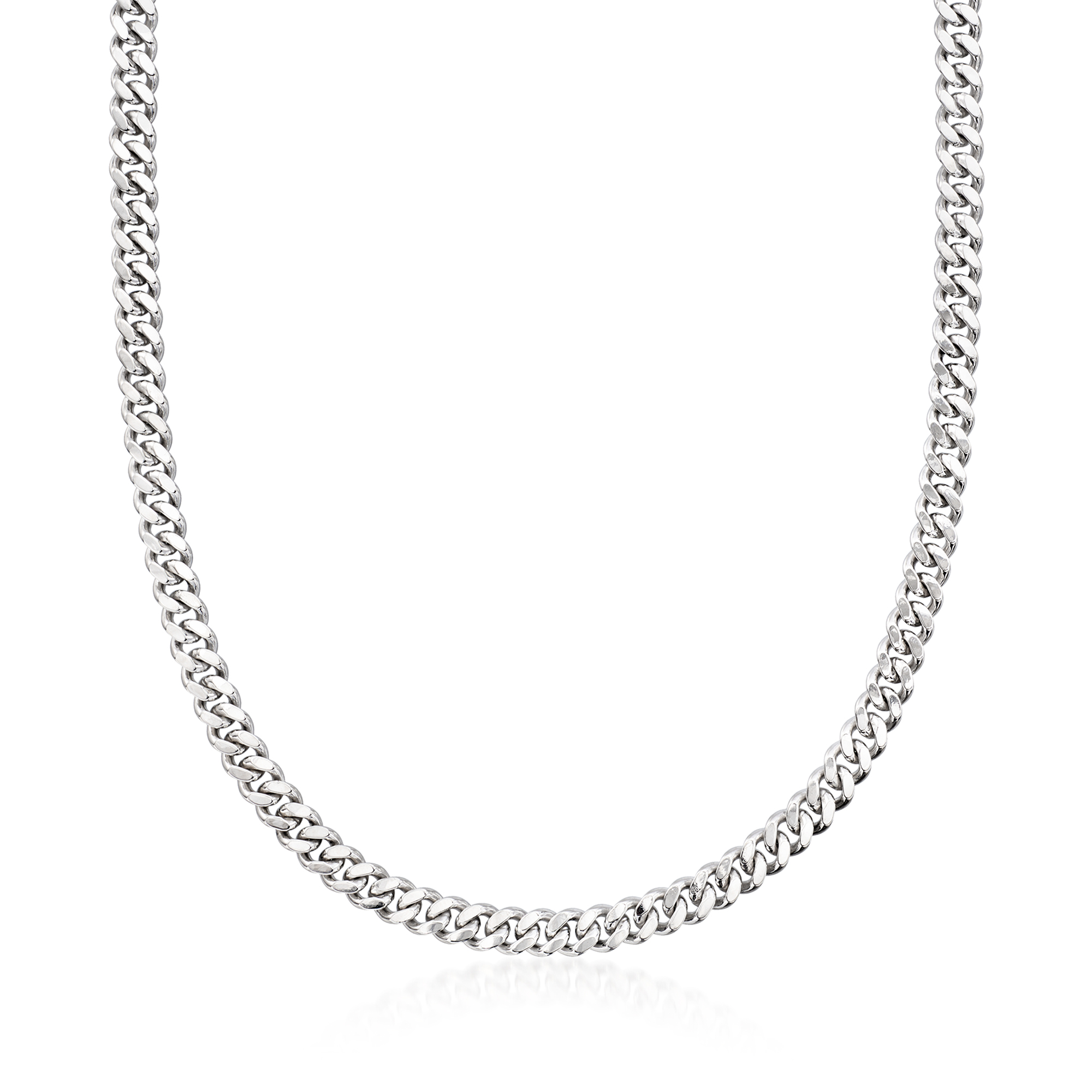 Gabriel Designs Sterling Silver Cuban-Link Necklace 525$