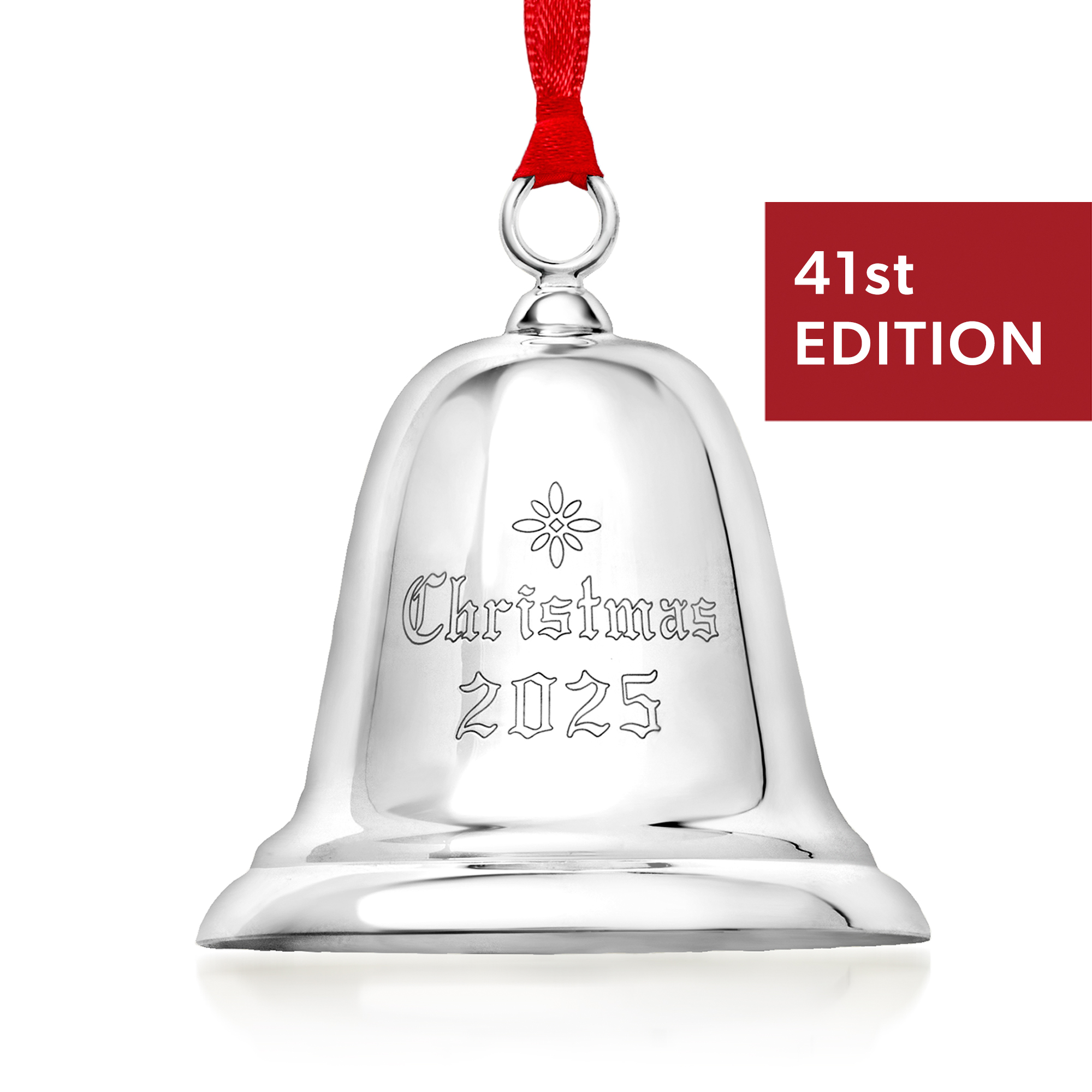 Reed Barton 2025 Annual Sterling Silver Christmas Bell Ornament - 41st Edition 160$