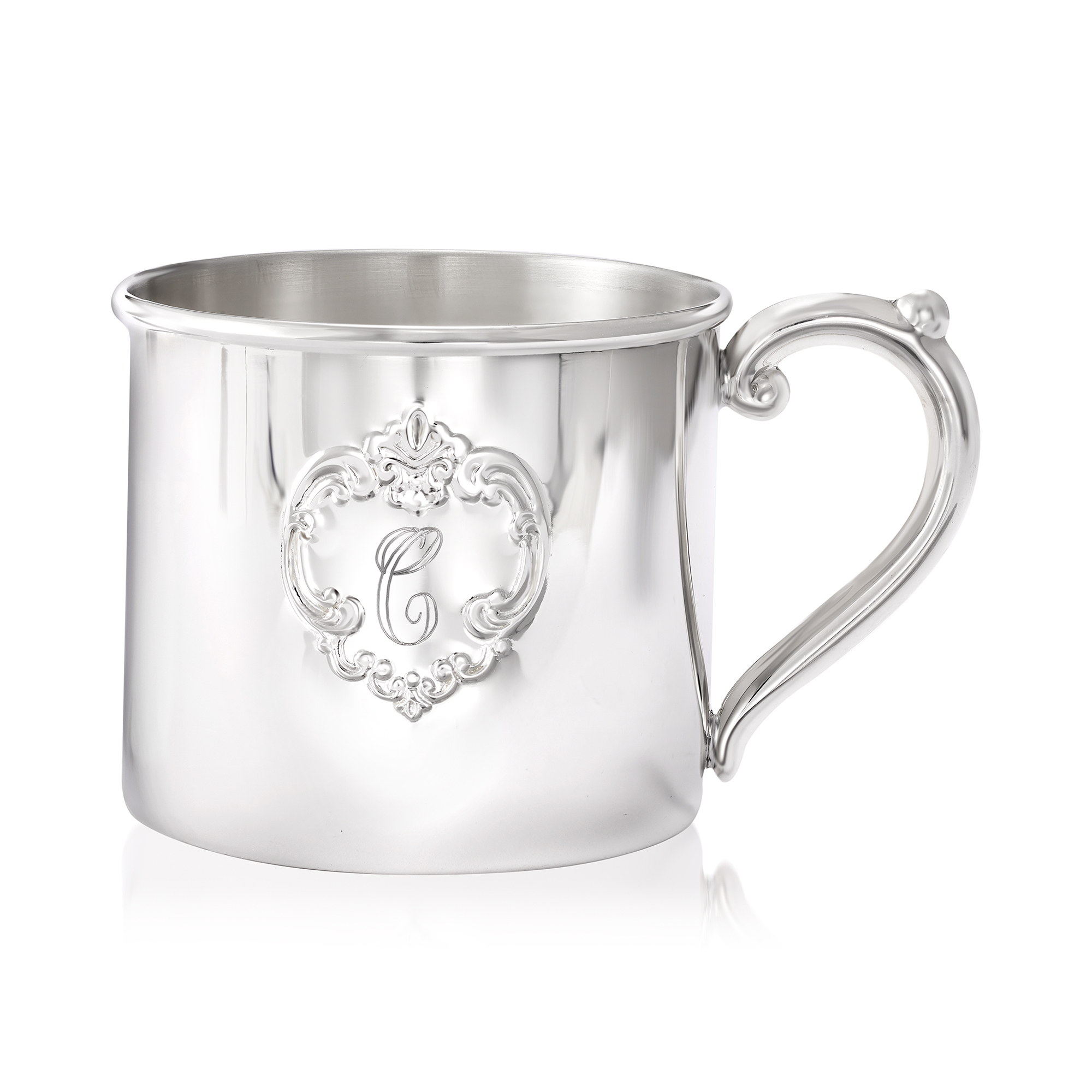 Gorham Chantilly Sterling Silver Personalized Baby Cup 200$