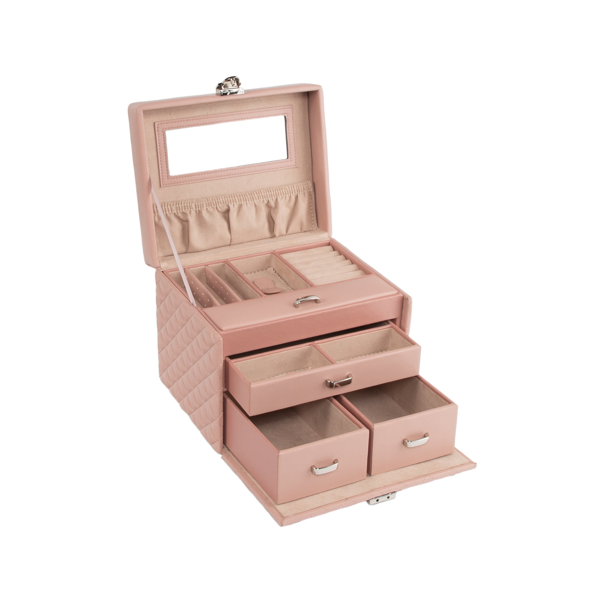 Brouk Co Leo Blush Faux Leather Jewelry Box 180$