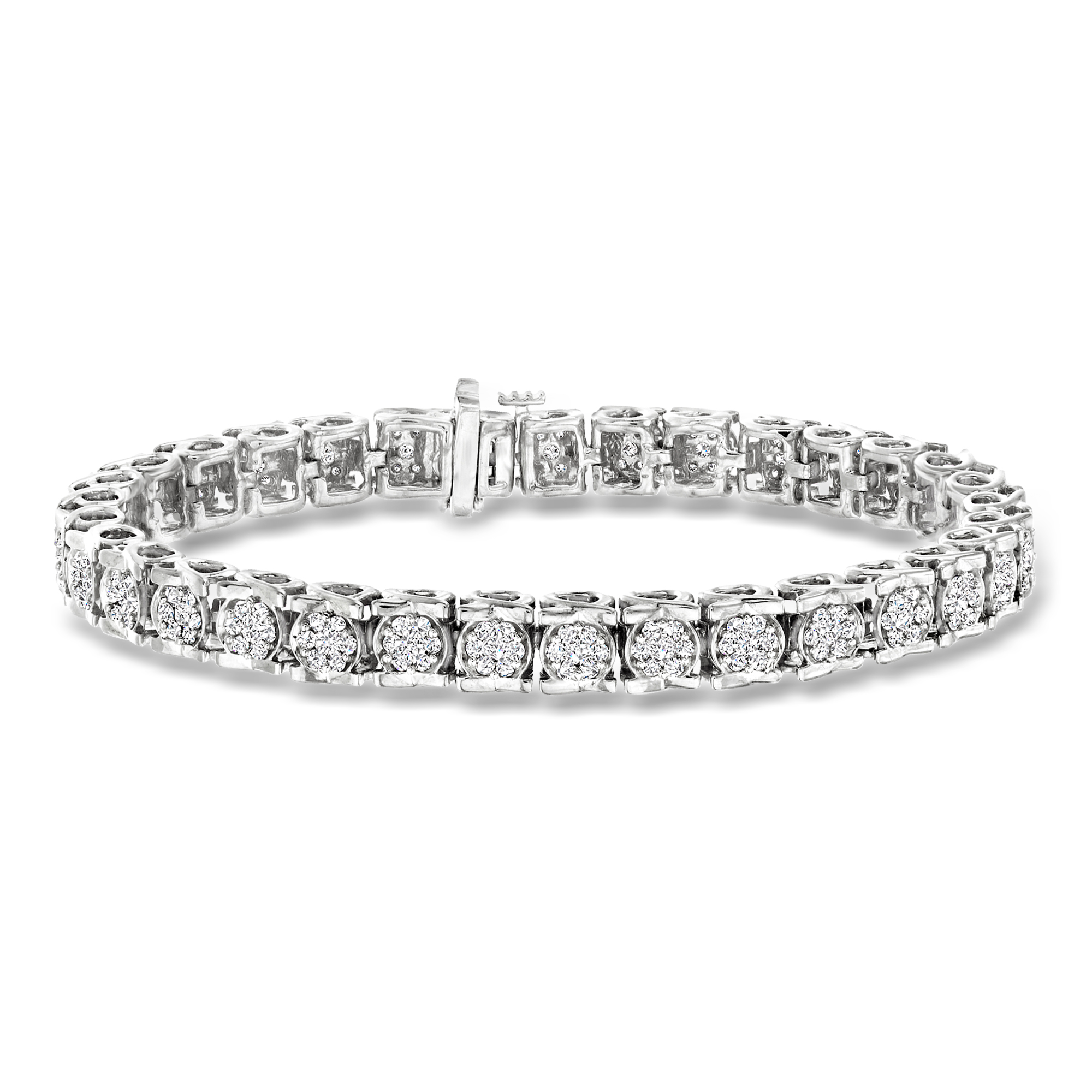 300 ct tw Diamond Tennis Bracelet in Sterling Silver 1611$